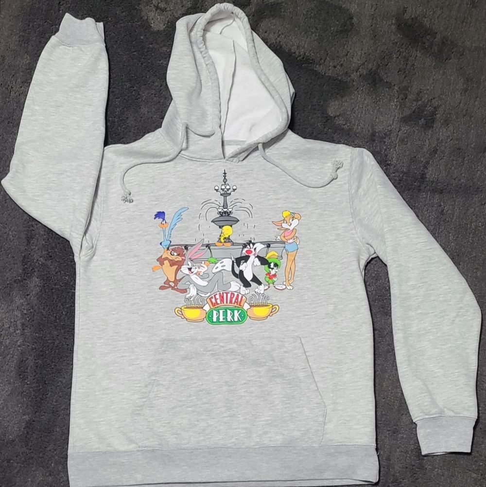 Warner Bros WB Juniors’ Looney Tunes Friends Central Park Graphic Hoodie